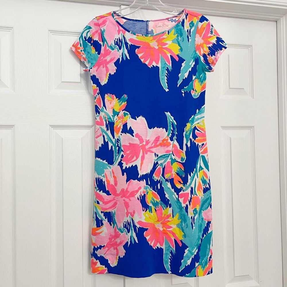 Lilly Pulitzer Blue Currant Marlowe Lil Olive Dress XXS